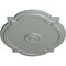 Ekena Millwork Waltz Ceiling Medallion (Fits Canopies up to 4 1/2"), 21 1/4"W x 17 3/8"H x 1"P, Primed White CM21WA - alternate 2